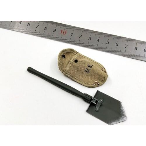 In Stock 1/6th DID A80150 WWII US Army Ranger Sergeant Mike Combat Shovel Bag Model For Usual 12inch Doll Action Collectable