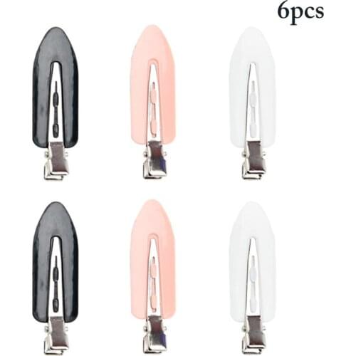Coxeer 6Pcs/Lot Fashion Women Hair Clips Cute Novelty No Crease Hair Clip Makeup Hair Clips Hair Accessories Party Dress Up