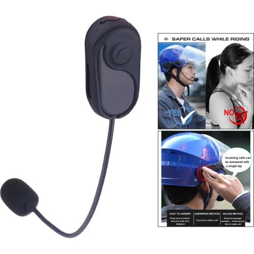 Motorbike Motorcycle Helmet Bluetooth Headset Waterproof Music Call Control 35 Hours Playing time Stereo Music