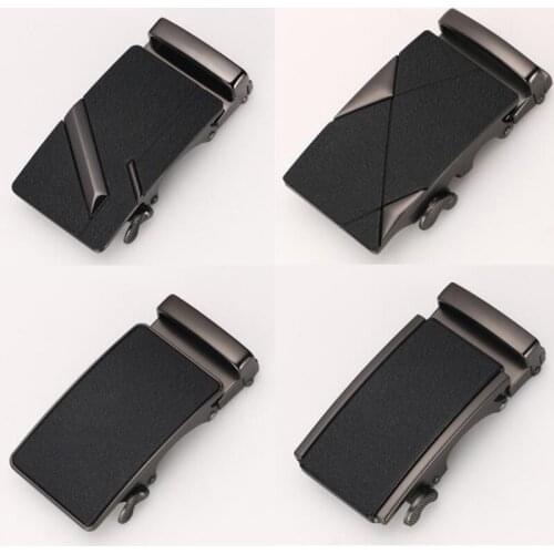 ZPXHYH Fashion Mens Business Alloy Automatic Buckle Unique Men Plaque Belt Buckles for 3.5cm Ratchet Men Apparel Accessories