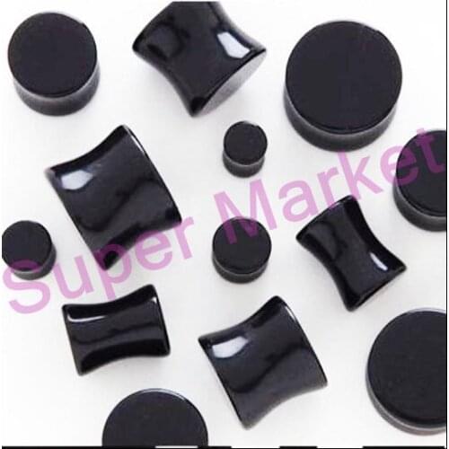 Newest Flesh plugs stylish stretchings sleek tunnels UV Acrylic Ear Expander Fashion Body Piercing Jewelry 6-16mm 60pcs/lot