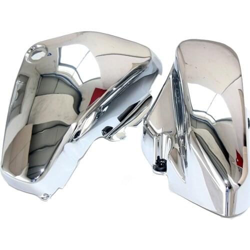 One Pair Chrome Motorcycle Left & Right Battery Side Covers Fairing For Suzuki C50 VL800 Volusia VL 800
