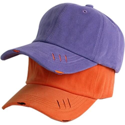 Solid Cotton Baseball Cap Adjustable Snapback Hats for Men and Women 248