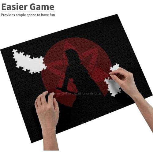 Sasuke Jigsaw Puzzle Educational Puzzle Games Toys Shonen Japan Movie Video Games Red Cloud Crows Eye Symbol Anime Manga Town