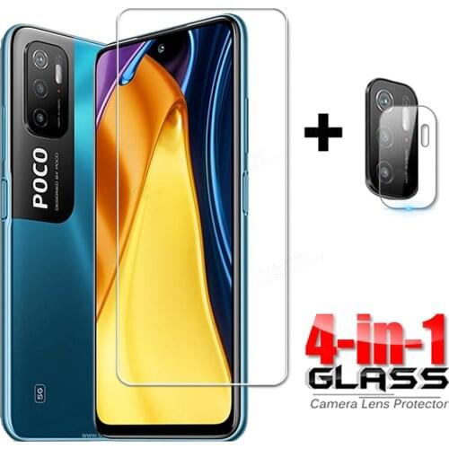 Full Cover on Poco M3 Pro 5G Tempered Glass For Xiaomi Poco M3 Pro 5G Glass Camera Screen Protector Protective Poco M3 Pro Glass