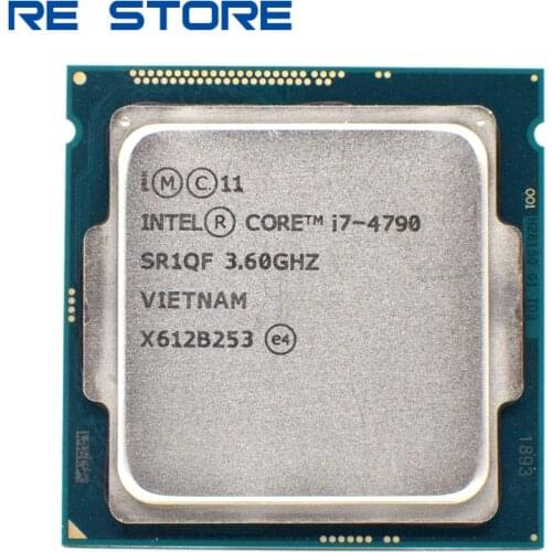 Used Intel Core i7 4790 3.6GHz Quad Core 8M 5GT/s CPU Processor SR1QF LGA 1150