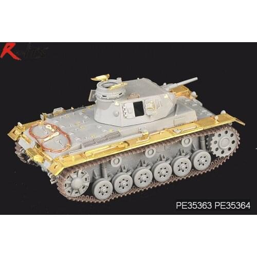 RealTS Voyager model PE35364 1/35 WWII German Pz.KPfw.III E-H Version/StuG.III A-E Version Fenders (For DRAGON Kit)