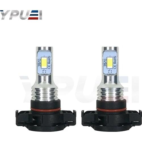 YPUEI H16 5202 LED Fog Light Bulbs Extremely Bright COB Chipset LED For Chevrolet Colorado Silverado 1500 GMC Canyon Fog Lights