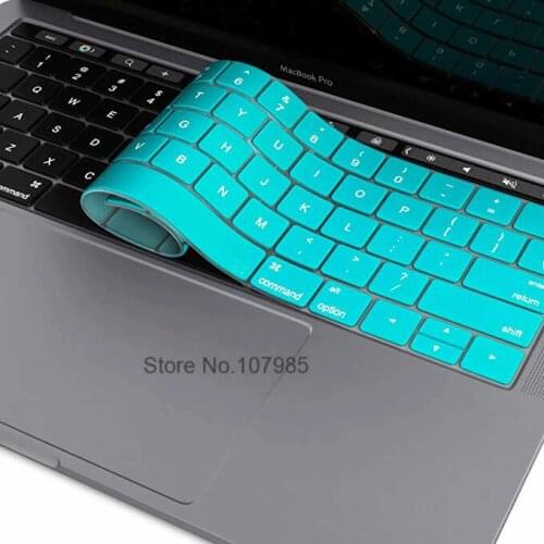 Keyboard Protector Cover For Macbook Pro 13.3'' & Pro 15.4'' with Touch Bar US Version Keyboard Case A1706 A1989 A1707 A2159
