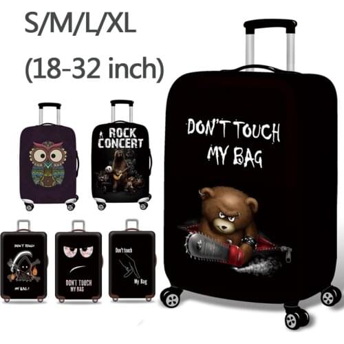 Luggage protective cover trolley case cover travel dust-proof elastic dust cover bag 18-32 inch thick wear-resistant durable