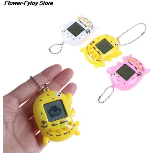 1pc 90s Nostalgic 168 Pets In 1 Virtual Cyber Pet Toy Tamagotchis Electronic Pets Keychains Toys