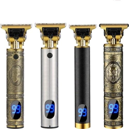 2021 New Man Hair Clipper Professiona Hair Cutting Machine Rechargeable Cordless Hair Trimmer Electric Shaver For Men