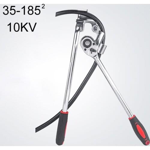 35-185 Square Cable Bending Tool CCD Manual 10KV Cable Bender Portable Ratchet Wrench Under Ground Wire Bender Hand Tool Set