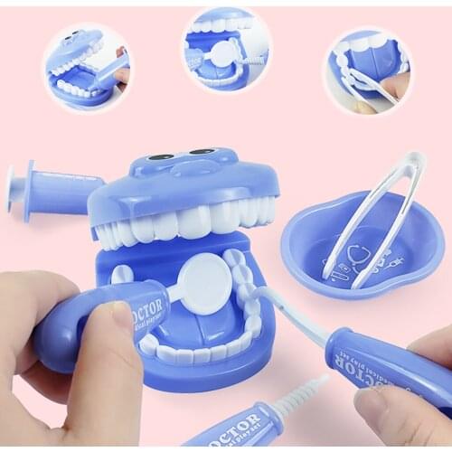 9PCS Kids Doctor Dentist Kit Treating Teeth Preschool Role Play Learning