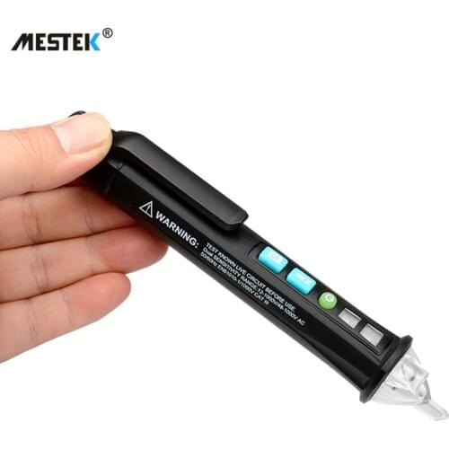 Non-contact AC Voltage Detector Tester Meter 12V-1000v Pen Style Electric Indicator LED Outlet Voltage Dectetor Sensor