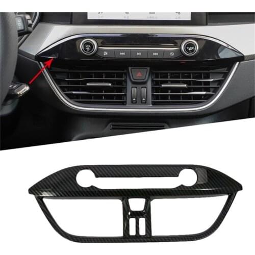 For Ford Focus Sedan/Hatchback 2019 2020 Center Console Air-Conditioning Outlet Vent Cover Trim Sticker Car Styling Accessories