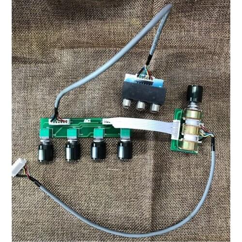 Kaisaya 5.1 Preamplifier Tone Board 6 Channel Independent Passive Preamp Tone Volume Adjustment For Amplifier