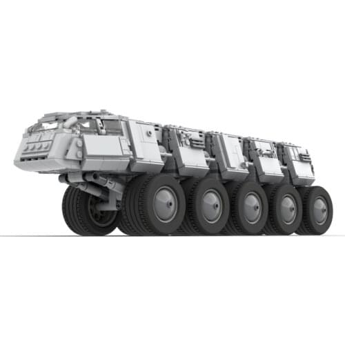 Movie Space Wars Weapon The UCS Juggernaut 5 Heavy Assault Vehicle Truck Building Blocks Technical Car Toys KId Gift