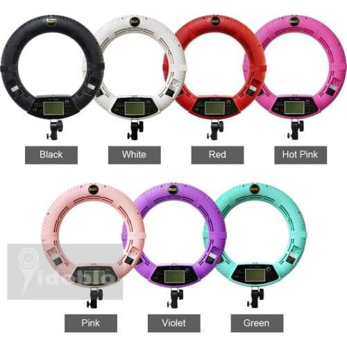 Yidoblo FE-480II Led Ring Lamp 5600K Remote Control Photo Video Studio Makeup Ring Light With Phone Holder Photographic Lighting