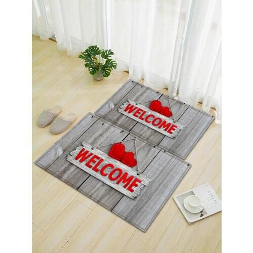 Custom Welcom Carpets For Kitchen Door Mat Entrance Rug Living Room Bedroom Balcony Floor Carpet Cover Hogar Home Bath Mat Rugs