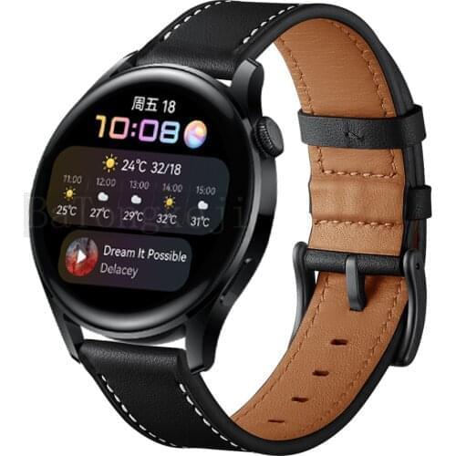 Leather strap for Huawei watch 3 /3 pro band smartwatch replacement bracelet belt for huawei watch 3 pro wristband bracelet belt