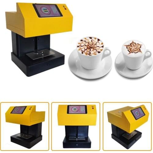 Coffee Latte Drawing Machine AC220V Coffee Latte Art Maker Edible Intelligent Automatic Milk Cap Milk Foam Printer Equipment