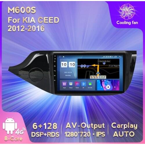 MEKEDE IPS HD 1280*720 Android 11 Car GPS Navigation DVD Multimedia Player for KIA CEED 2012-2016 Stereo BT Video Player Carplay