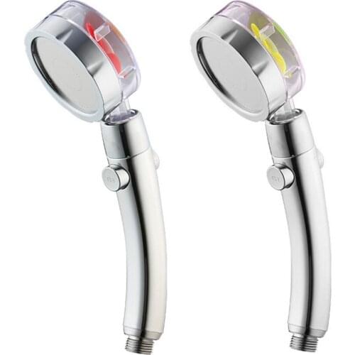 360 Degree Rotated Rainfall Turbo Shower Head High Pressure Water Save Shower Head Bath Nozzle SPA Rainfall Turbo Shower Head