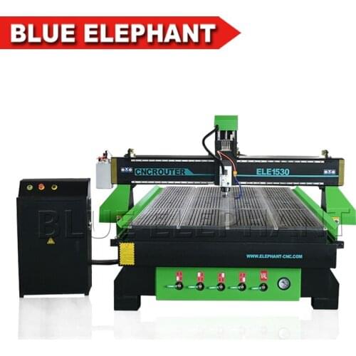 Blue Elephant china good quality 1530 cnc router advertising material cnc wood machine with vacuum working table