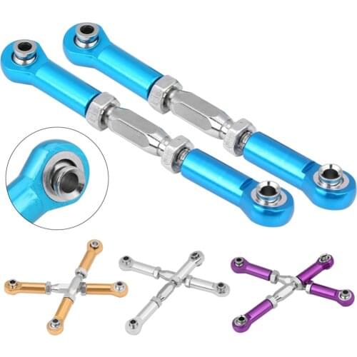 CNC Machined Aluminium Alloy Steering Rod RC Linkage Servo Rod Replacement accessory for HSP 94111 / 94188 RC Car upgrade parts