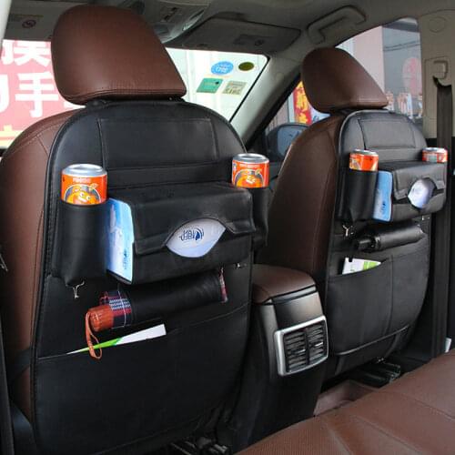 Car Seat Back Anti Kicking Pad for Children Rear Storage Bag Scuff Dirty Protection pu Cover fit Kids Auto Accessories Interior
