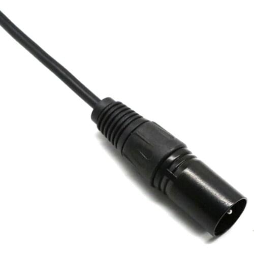 1pc 3 Pin XLR Male To RJ45 Ethernet Male Cable Cord Connector Adapter 15cm