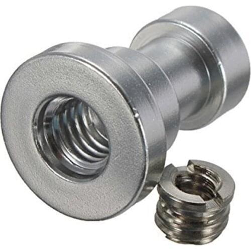 1pc Camera Flash B type Light Stand Conversion Screw Tripod Adapter 1/4 to 3/8 Screw Lamp Holder RT-16 for Photo Studio Parts