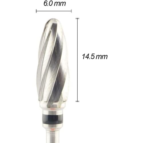 1Pcs/Lot Tungsten Carbide Dental Lab Burs - Cross Cut - Super Fine - ISO 190