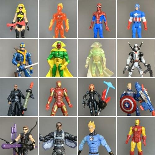 3.75inch./4inch./6inch. MU Lengends Universe Deadpool Human Torch King Shark Nick Fury Steppenwolf Vision Hawkeye Action Figure