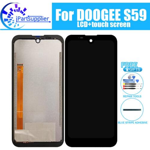 5.71 inch DOOGEE S59 LCD Display+Touch Screen Digitizer Assembly 100% Original New LCD+Touch Digitizer for DOOGEE S59+Tools