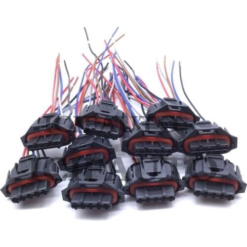5 Way for Bosch Mass Air Flow Meter Maf Sensor Plug Connector Pigtail Harness 0280218055, 0280218079, 0280218198, 0280218084