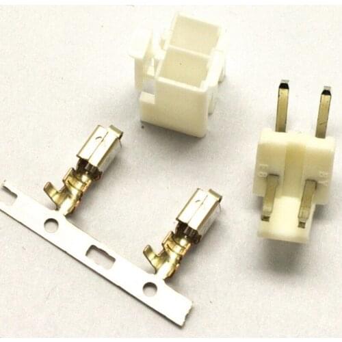 50PCS/lot VH3.96MM Connector Plug + Bend Set + Terminal 2P/3P/4P/5P-12P Spacing between 3.96mm