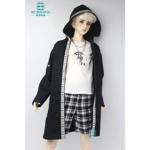 BJD accessories doll clothes for 67-70cm BJD uncle fashion Letters with coats, T-shirts, vests, shorts