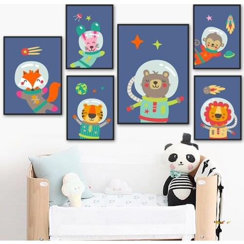 DIY Diamond Painting Rabbit Fox Monkey Lion Tiger Bear Diamond Embroidery Astronaut Sky Cross Stitch Kits Mosaic Home Decor