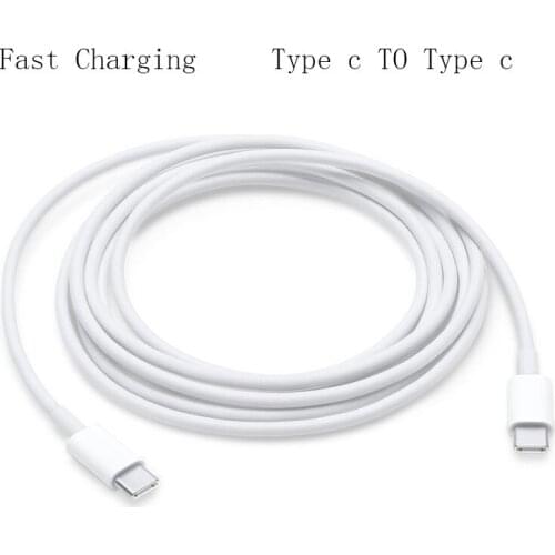 USB Type C Cable to USB Type C Cable fast charging For Samsung S10 S9 PD 60W Quick Charge USB-C Cable for Type-C Devices