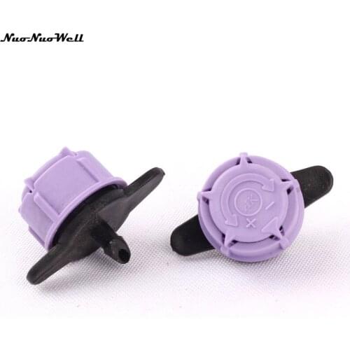 20pcs NuoNuoWell 5 Holes Emitter Adjustable Irrigation Barbed Drip Head water saving Micro Irrigation Farm Drip System Dripper