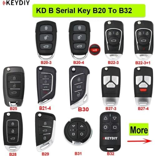 KEYDIY B Series KD Remote Key B20 B22-3 B21-4 B22-4 B25 B27-3 B27-4 B28 B29 B30 B31 B32 For KD900 KD900+ KD-X2 Mini KD