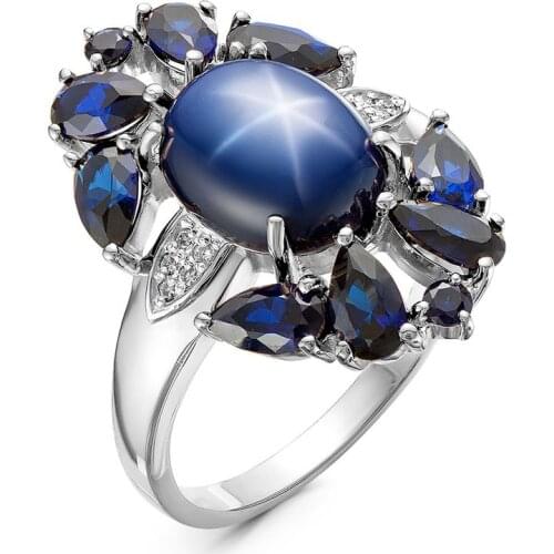 Кольца с сапфирами KLONDIKE JEWELLERY China At AliExpress
