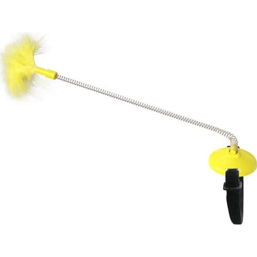 Legendog Cat Interactive Toy Cats Self-Healing Head-Mounted Toys Kitten Toys Cat Feather Wand With Collar Feather Teaser