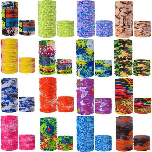 Summer Geometric Printing Cycling Bandana Headwear Moto Bicycle Hijab Head Scarf Face Mask Fishing Headband