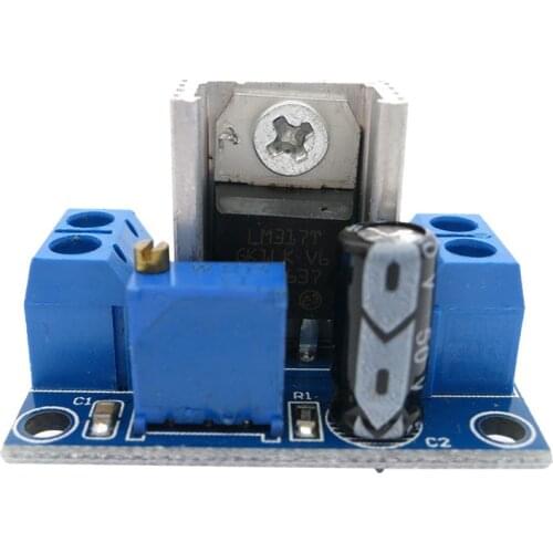 LM317 Adjustable Voltage Linear Regulator Power Supply LM317 DC-DC 4.2-40V To 1.2-37V Step Down Buck Converter Board Module