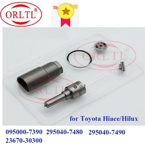 ORLTL Nozzle DLLA145P864 valve 07# +Nut +Pin+O-Ring for 23670-30300 2367030300 095000-7390 0950007390 295040-7480 295040-7490