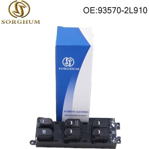 93570-2L910 935702L910 Front Right Electric Master Control Power Window Lifter Switch For Hyundai I30 2007-2012