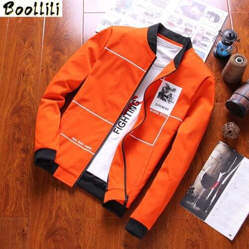 Casual Baseball Jacket High Quality Gray Bomber Jackets Men Slim Spring Jackets For Men Coat Blouson Homme Brand Clothing